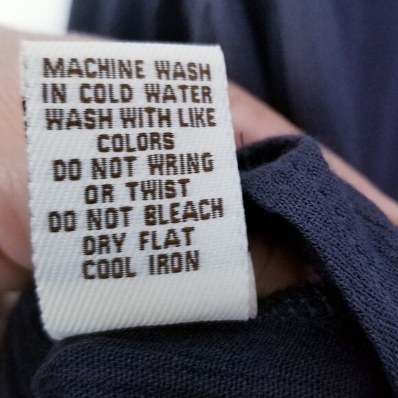 Vintage Havana Est 1954 Boho Blouse Embroidered V-Neck Keyhole #CC4619 Black - L - Picture 9 of 9